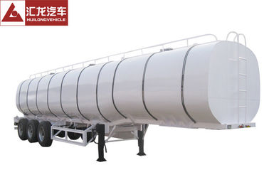 Double Layer Chemical Tanker Truck Thermal Insulation 3 Axle  40000l Net Capacity