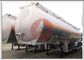Round Shape Fuel Truck Trailer Aluminum Alloy Vessel Large Capacity