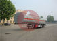 Three Axle Chemical Tanker Trailer Chemical Transport Tanks 38000l Big Capacity